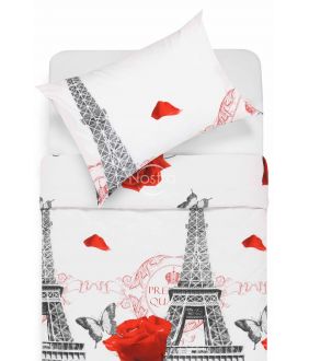 Polycotton bedding set ABSTRACT 40-1347-RED