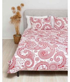 Flannel bedding set SALE 40-1323-RED