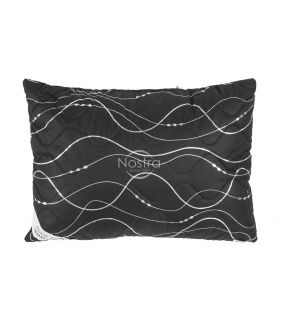 Pillow VASARA with zipper 70-0016-BLACK SILVER