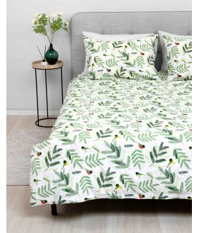 Flannel bedding set BROOKS 40-1434-GREEN