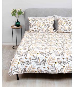 Flannel bedding set BROOKS 40-1434-BROWN