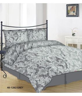 Cotton bedding set DELAINEY 40-1262-GREY