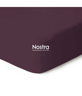 Trikotažinės paklodės su guma JERSEY JERSEY-DARK PLUM