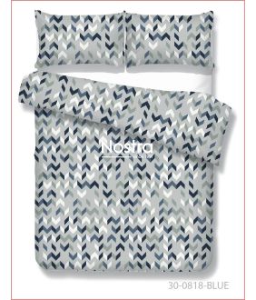 Polycotton bedding set GEOMETRY 30-0818-BLUE 30-0818-BLUE