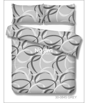 Polycotton bedding set GEOMETRY 30-0845-GREY 30-0845-GREY