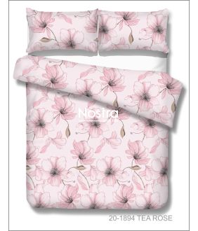 Polycotton bedding set FLOWERS 20-1894-TEA ROSE 20-1894-TEA ROSE