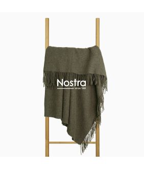 Woolen plaid MERINO-270 DOUBLE FACE-KHAKI DOUBLE FACE-KHAKI