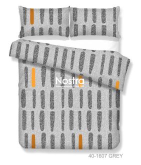 Polycotton bedding set ABSTRACT 40-1607-GREY 40-1607-GREY
