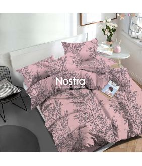 Polycotton bedding set ABSTRACT 40-1587-PINK GREY 40-1587-PINK GREY