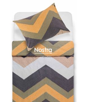 Cotton bedding set DAYLEN 30-0795-BROWN 30-0795-BROWN