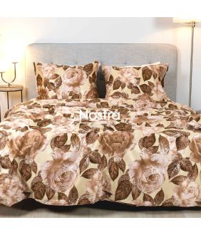 Sateen bedding set AISHA 20-1820-BROWN 20-1820-BROWN