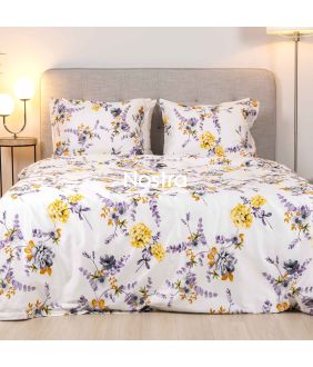 Sateen bedding set ALEAH 20-1821-WHITE 20-1821-WHITE