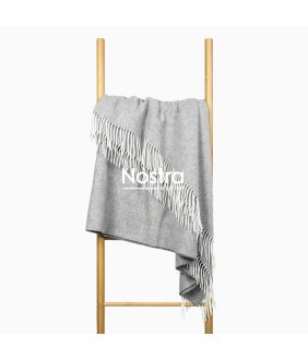 Woolen plaid MERINO-270 80-3236-GREY 80-3236-GREY