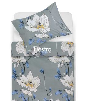 Polycotton bedding set FLOWERS 20-1832-GREY 20-1832-GREY