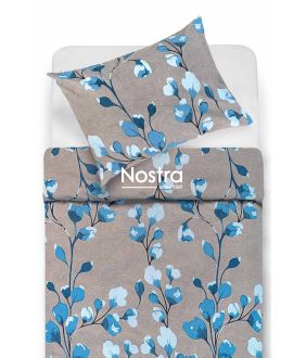 Polycotton bedding set FLOWERS 20-1897-GREY 20-1897-GREY
