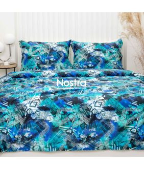 Постельное белье из Mako Сатина CHAROLETTE 40-1570-BLUE
