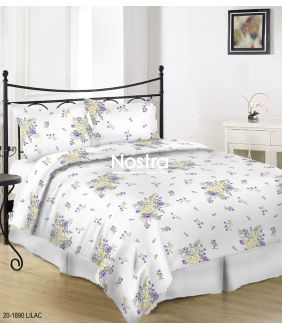 Sateen bedding set ADANYA 20-1890-LILAC 20-1890-LILAC