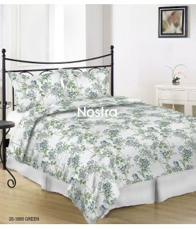 Sateen bedding set ADRIENNA 20-1889-GREEN 20-1889-GREEN