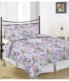 Sateen bedding set ADELIA 20-1886-LILAC 20-1886-LILAC