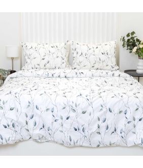 Постельное белье из Mako Сатина CHERRILYN 40-1649-WHITE