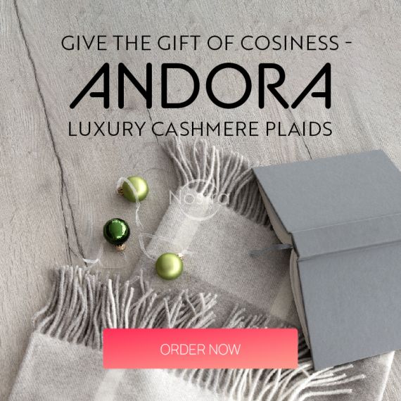 Give the gift of cosiness - ANDORA luxury cashmere plaids / desktop