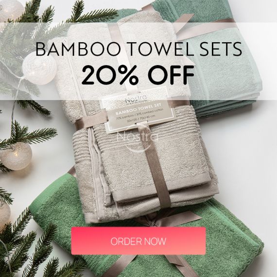 BAMBOO towel sets - 20% off
