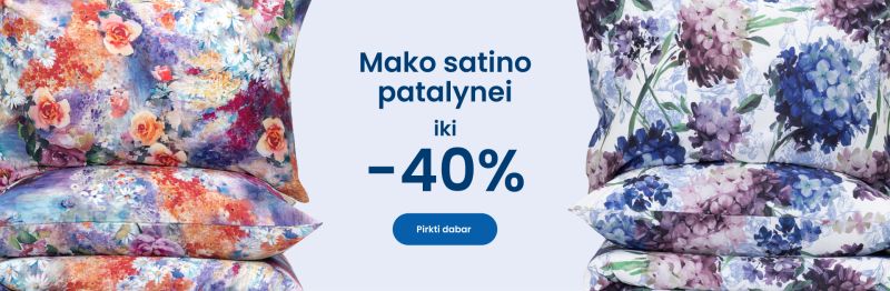 Mako satino patalynei iki -40%/ desktop
