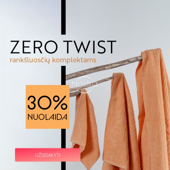 ZERO TWIST rankšluosčių komplektams 30% nuolaida / mobile