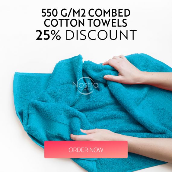 550 g/m2 combed cotton towels 25% discount / mobile