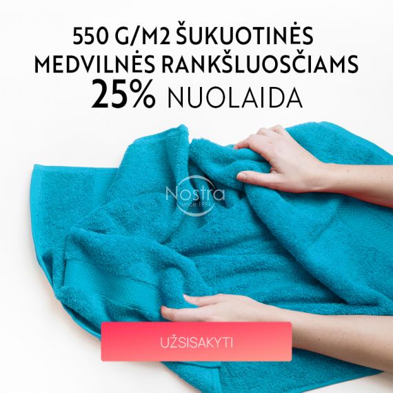 550 g/m2 šukuotinės medvilnės rankšluosčiams 25% nuolaida / mobile